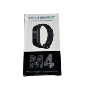 NEW M4 Smart Bracelet Bluetooth Connection Needs Android 4.4+ & IOS above 8.5